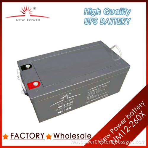 12V 260ah SLA / VRLA Battery for UPS (NM12-260X)